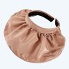 Summer UV Protection Women Sun Hats Fashion Solid Color Outdoor Beach Wide Brim Foldable Bucket Hat Ponytail Caps Panama Cap